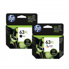 [당일출고] HP 정품 F6U63AA F6U64AA 세트 흑백+칼라 3색 대용량 NO.63XL